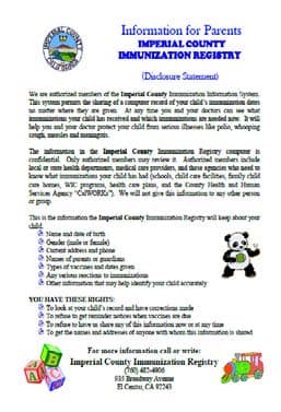 Disclosure Statement, click to view the document